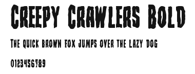 Creepy Crawlers Bold Preview