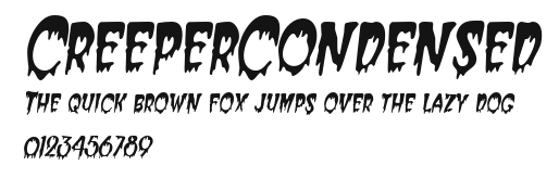 CreeperCondensed Preview