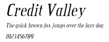 Credit Valley Preview