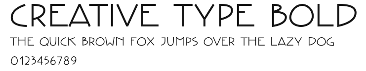 Creative Type Bold Preview