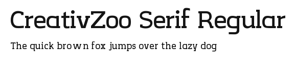 CreativZoo Serif Regular Preview