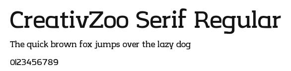 CreativZoo Serif Regular Preview