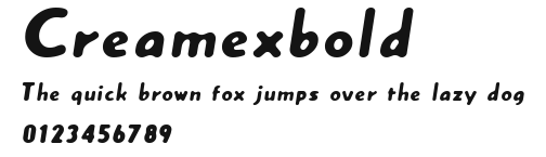 Creamexbold Preview