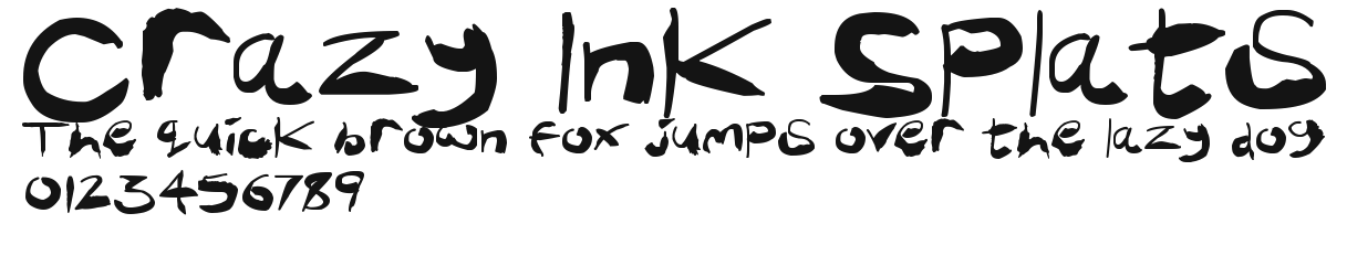 Crazy Ink Splats Preview