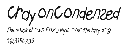 CrayonCondensed Preview
