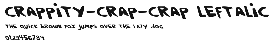 Crappity-Crap-Crap Leftalic Preview