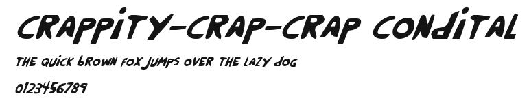 Crappity-Crap-Crap CondItal Preview