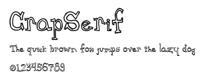CrapSerif Preview
