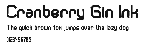 Cranberry Gin Ink Preview