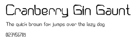 Cranberry Gin Gaunt Preview