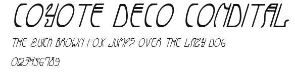 Coyote Deco CondItal Preview