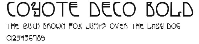 Coyote Deco Bold Preview