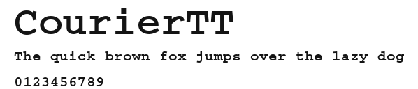 CourierTT Preview