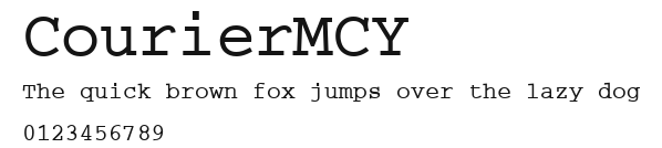 CourierMCY Preview