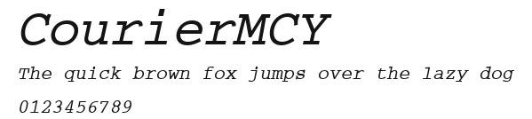 CourierMCY Preview