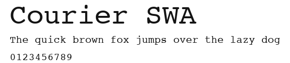 Courier SWA Preview