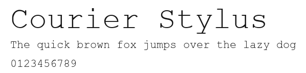 Courier Stylus Preview