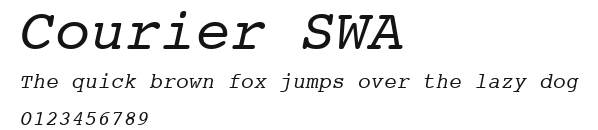 Courier SWA Preview