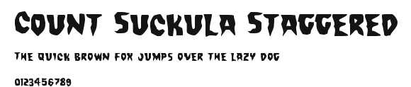 Count Suckula Staggered Preview