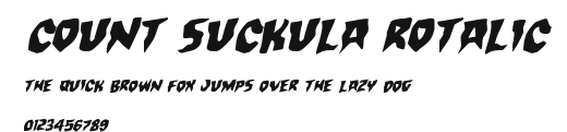 Count Suckula Rotalic Preview