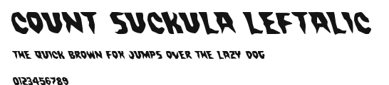 Count Suckula Leftalic Preview