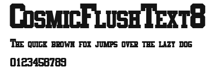 CosmicFlushText8 Preview