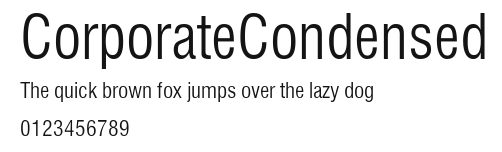 CorporateCondensed Preview