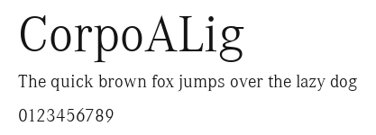 CorpoALig Preview