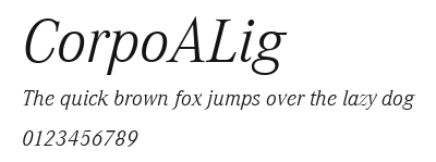 CorpoALig Preview