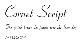 Cornet Script Preview