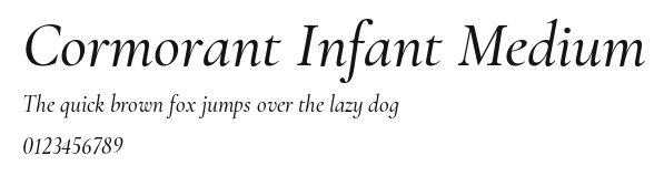Cormorant Infant Medium Preview