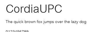 CordiaUPC Preview