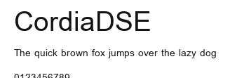CordiaDSE Preview
