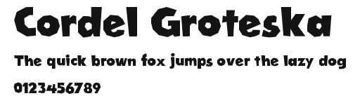Cordel Groteska Preview