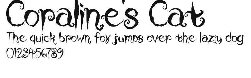 Coraline's Cat Preview