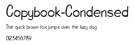 Copybook-Condensed Preview