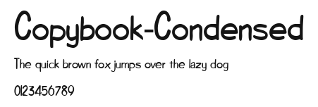 Copybook-Condensed Preview
