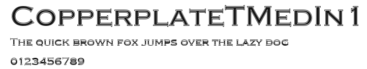 CopperplateTMedIn1 Preview
