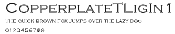CopperplateTLigIn1 Preview