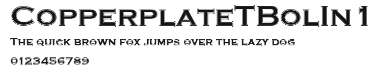 CopperplateTBolIn1 Preview