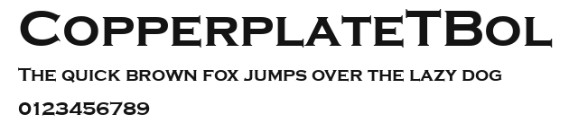 CopperplateTBol Preview