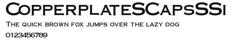 CopperplateSCapsSSi Preview