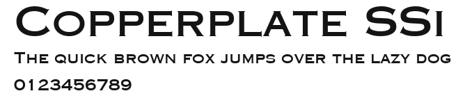 Copperplate SSi Preview