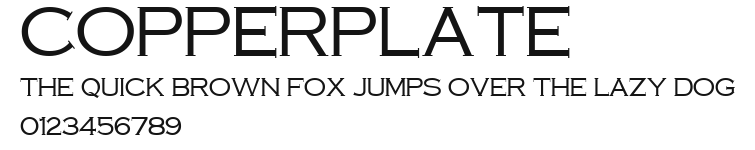 Copperplate Preview
