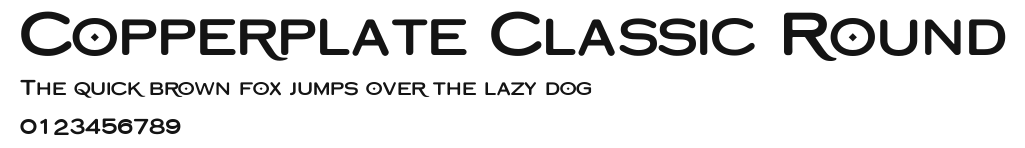 Copperplate Classic Round Preview