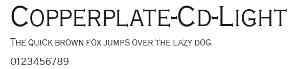 Copperplate-Cd-Light Preview
