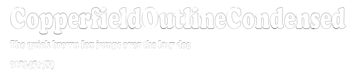 CopperfieldOutlineCondensed Preview