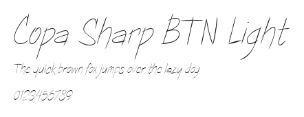 Copa Sharp BTN Light Preview