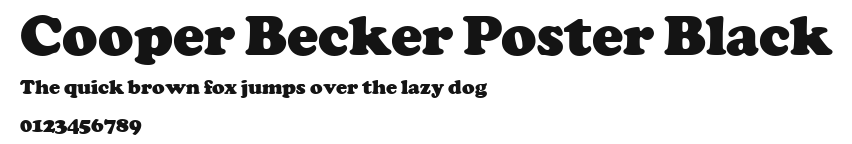 Cooper Becker Poster Black Preview