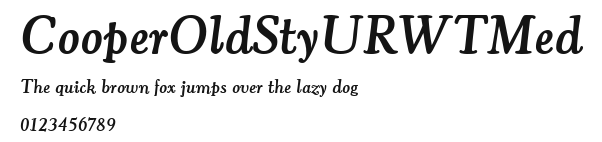 CooperOldStyURWTMed Preview